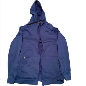 Nike sportswear jacket - mens small/medium - navy blue